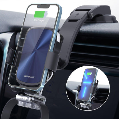 3 in 1 Wireless Car Charger for iPhone AirPods & Apple Watch