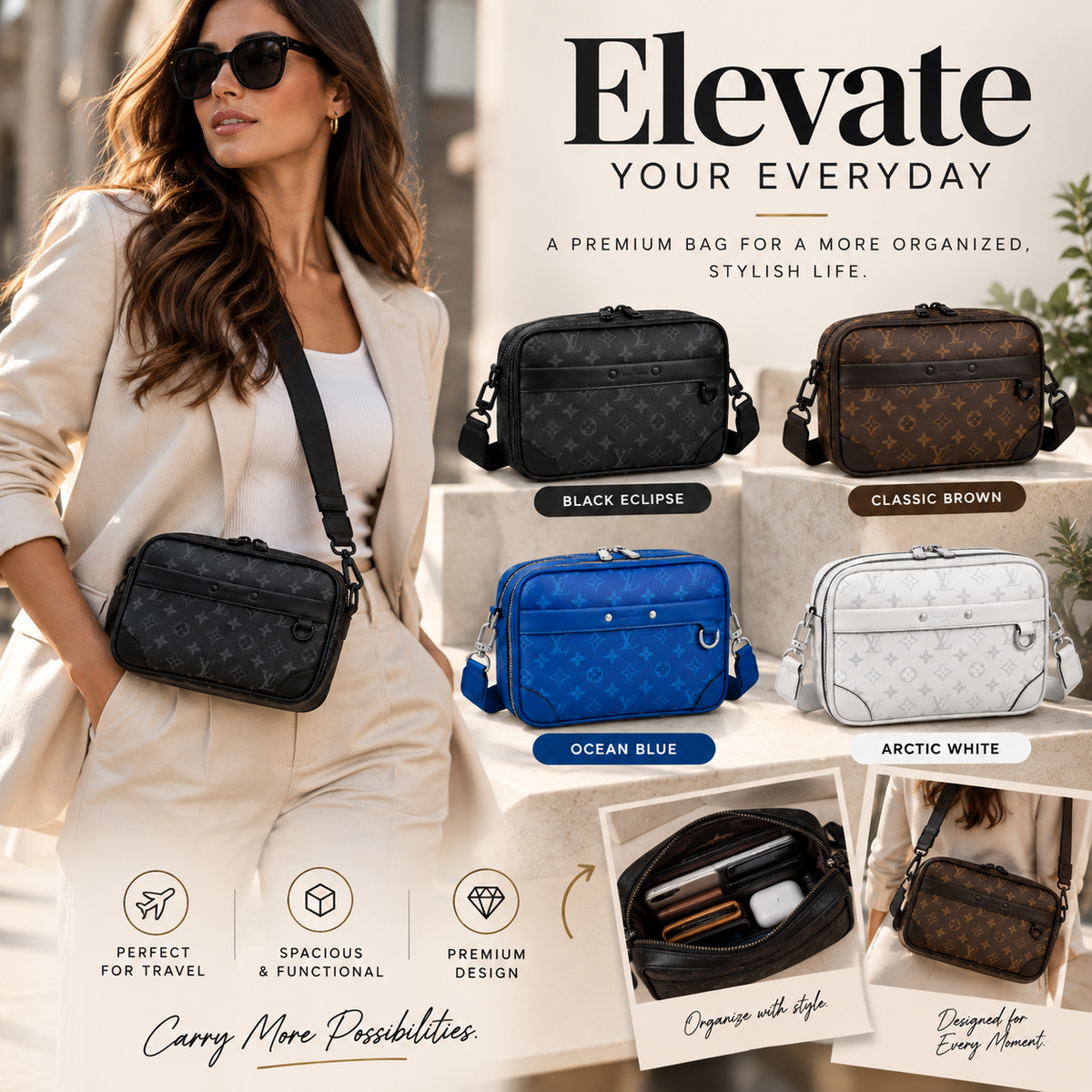 Premium LV Travel Bag