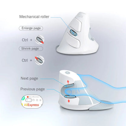 Elevate GX – Wireless Ergonomic Smart Mouse