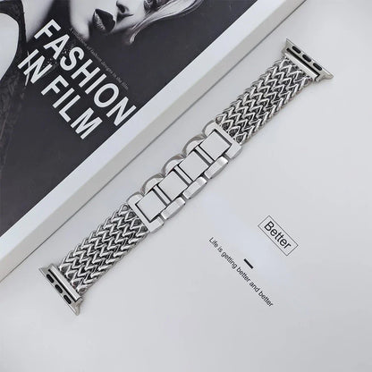 Braided Stainless Steel Strap For Apple Watch Series