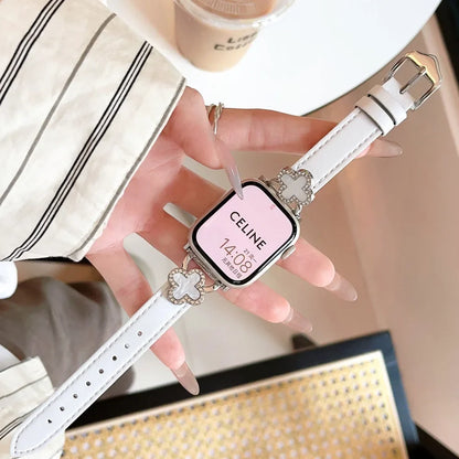 Metal Leather Strap for Apple Watch