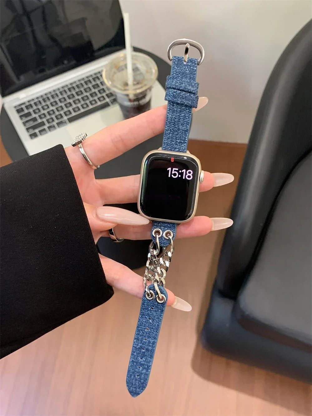 Slim Leather Strap For Apple Watch