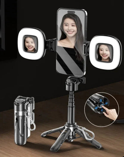 All-in-One Photovlog Mobile Camera for iPhone with Bluetooth Remote