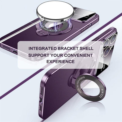 Large Window Folding Stand Holder Magsafe Case for iPhone